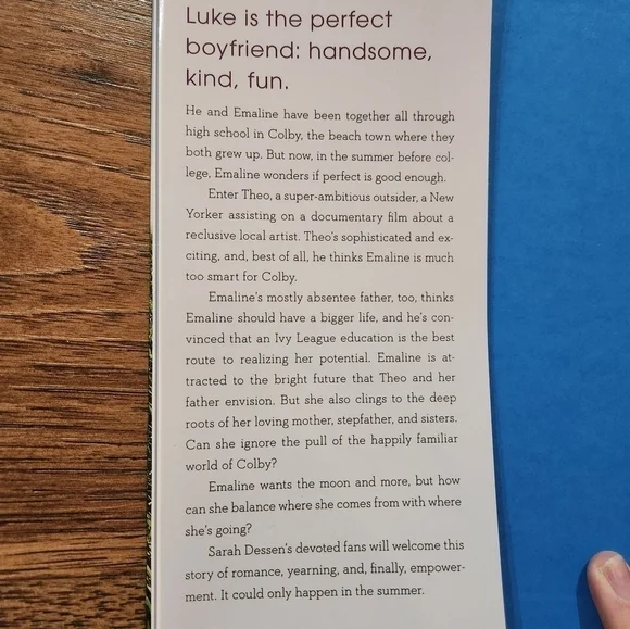 NWT The Moon and More by Sarah Dessen - Picture 3 of 3